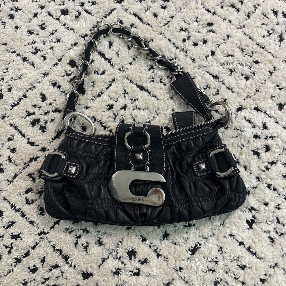 Y2K guess shoulder bag